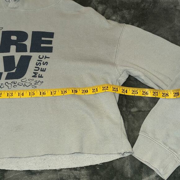 Fire Fly Fest Hoodie Merch Women's Large Sage Green Drawstring Music Festival - Picture 5 of 9